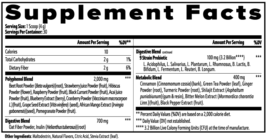 Metamorphosis Reds Superfood